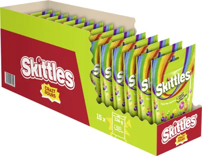 Produktbild von Skittles Crazy Sours (15 x 136g)