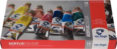 Immagine prodotto di Set di colori acrilici Van Gogh basic | 10 tubi da 40 ml