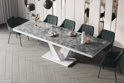 Produktbild von Design Esstisch Tisch HEV-111 ausziehbar 160 bis 256 cm