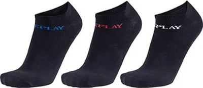 Image de Replay C100628 | In Liner Socks (3 Pair Banderole) 35/38 à 43/46 - Couleur : Noir - Taille : 35/38