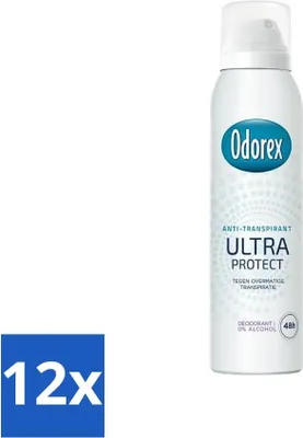 Obrázek produktu pro Odorex - Deodorant ve spreji - Ultra Protect - Extra silný - 150 ml - výhodné balení - 12 kusů