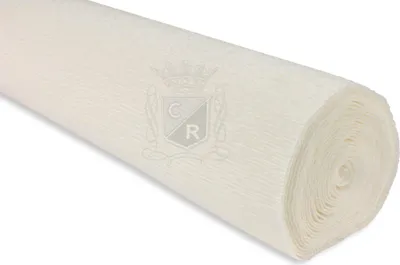 Image de Papier crêpé italien 600 blanc