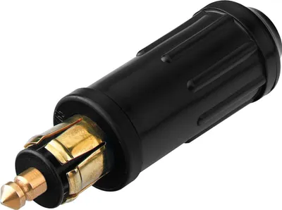 Zdjęcie produktu dla Pro Car 65015 Standardowa wtyczka ze stykami śrubowymi 15 A, czarna - pasuje do wszystkich standardowych gniazd zgodnych z DIN EN ISO 4165