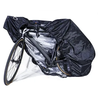 Produktbild von Fahrradabdeckung 200x110x70cm, 210D Oxford UV/Wasserfest; 2 Schlossösen & Reflexgurt (Diebstahlschutz); Windgurt & Saum; Inkl. Tasche.