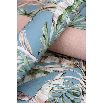 Produktbild von Rasch Florentine III | 485257 | Vliestapete Botanical | 0.53 m x 10.05 m | Blau