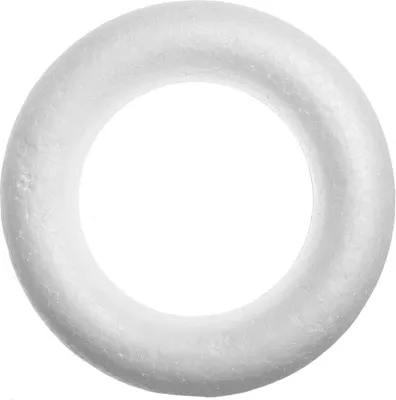 Produktbild von Styroporringe, Durchmesser 22 cm, 6er-Pack.