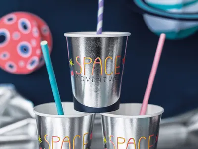 Produktbild von PartyDeco KPP48-EU1, 200 ml, Papier, Weiß, 75 mm, 75 mm, 115 mm