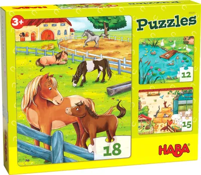 Produktbild von HABA Puzzles Bauernhoftiere (Kinderpuzzle)