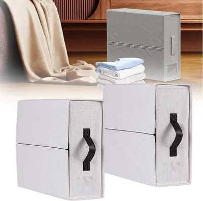 Immagine prodotto di Contenitore a cassetti beige per biancheria da letto