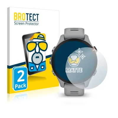 Produktbild von 2x BROTECT Schutzfolie für Garmin Forerunner 255S Displayschutz Displayschutzfolie Folie Matt Entspiegelungsfolie