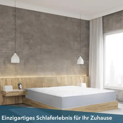 Produktbild von Relaxsan Matratze 160 x 200, H2 und H3, Höhe 30cm, atmungsaktive 2-Seitige-Wendematratze, Boxspringlike mit 4 Komfortmöglichkeiten