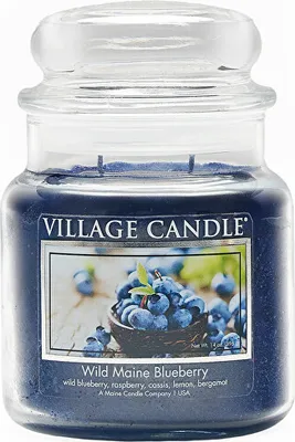 Obrázek produktu pro VILLAGE CANDLE Vonná svíčka - Divoká borůvka Doba hoření: 105 hodin