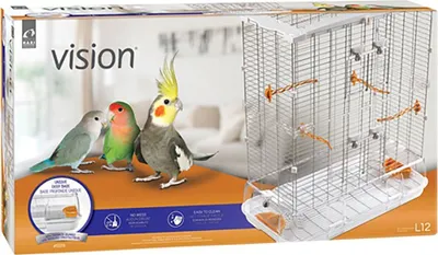 Image de Cage à oiseaux Hari L12 Blanc Blanc Taille unique