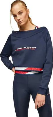 Produktbild von Tommy Hilfiger Sportswear Crop V Neck With Tape Navy L