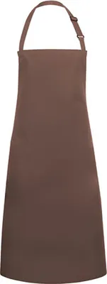 Obrázok produktu pre Karlowsky BLS4 | Základná zástera so sponou - 75 x 90 cm - Farba: svetlohnedá (približne Pantone 2322C) - Rozmery: 75 x 90 cm (šírka x dĺžka)