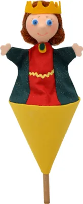 Produktbild von Tütenkasper / Tütenpuppen Königin 20 cm Mehrfarbig, 13149A