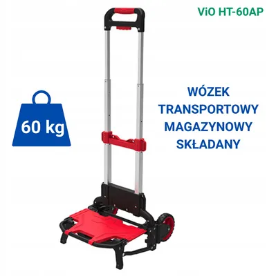 Zdjęcie produktu dla Wózek Transportowy Magazynowy Składany ViO HT-60AP Obciążenie max 60kg
