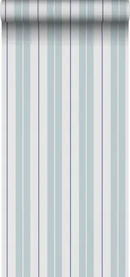 Immagine prodotto di Sanders & Sanders carta da parati strisce blu chiaro e grigio 53 cm x 10.05 m
