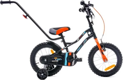 Produktbild von Sun Baby Tiger Bike Kinderfahrrad Jungen Fahrrad Stützräder 12 14 16 Zoll ab 2-6 Jahre BMX Kinder Fahhrad (14 Zoll, Orange)
