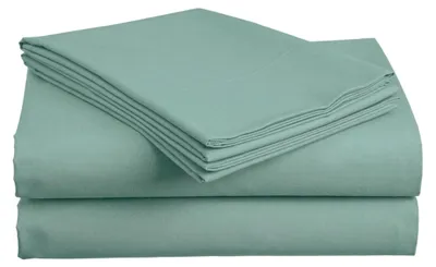 Obrázok produktu pre Bavlnená prestieradlo 140x240 pistáciové, 100% bavlna, Obrázok generovaný UI
