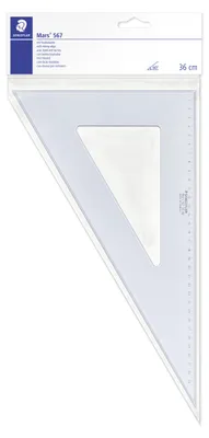 Produktbild von STAEDTLER Mars 567 Zeichendreieck Einzelprodukt 60º/30º, Länge 36 cm