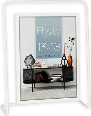 Immagine prodotto di Cornice per foto ZEP in metallo Alcamo bianca 13x18 cm