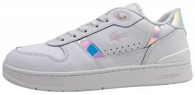 Produktbild von Lacoste T-Clip Set Sneak Holog. D sportlicher Schnürer Weiß in Gr. 40.5