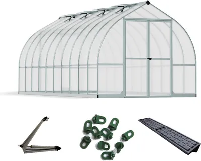 Obrázok produktu pre Palram - Canopia hliníkový skleník Bella 820 SparSet Silver 601x244x219 cm
