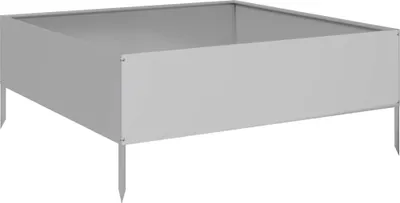 Obrázok produktu pre VidaXL Vyvýšený záhon 100 x 100 x 41 cm Pozinkovaná oceľ