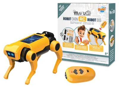 Produktbild von BUKI 3019 - Mini Lab - RC-Roboterhund – Bausatz für Kinder, Ferngesteuerter Hund