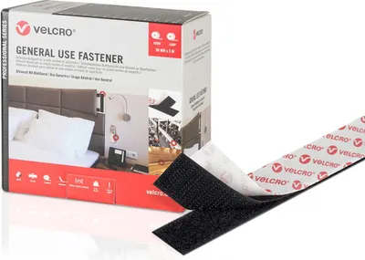 Image de Ruban Velcro® Noir 50mmx5m Fixation Forte Et Réutilisable - Velcro®
