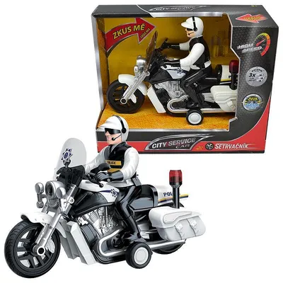 Imagen del producto de Vehículo de servicio municipal - Motocicleta policial a escala 1:16