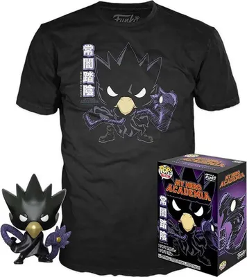 Zdjęcie produktu dla Figurka FUNKO Pop! My Hero Academia - Tokoyami S z zestawem i koszulką premium