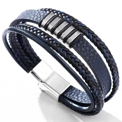 Image de Bracelet MA-33286 Bleu pour Homme - Élégance et Style KP33286