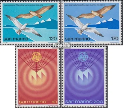 Produktbild von Briefmarken San Marino 1978 Mi 1158-1159,1160-1161 (kompl.Ausg.) postfrisch Briefmarkenausstellung