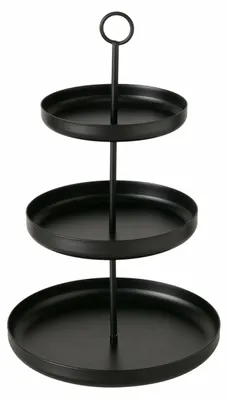 Produktbild von Boltze Gruppe Credo Etagere schwarz 32,5cm (1 Stück)