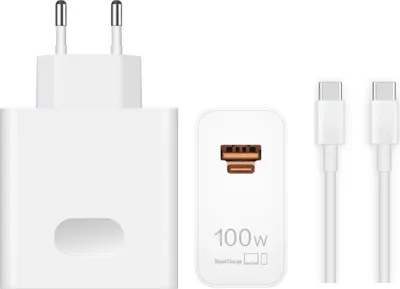 Produktbild von Honor 100W SUPERCHARGE Usb C Adapter Schnellladegerät Netzteil für Honor Magic 7 7Pro 6 6Pro Lite Honor 400 300 200 100 90 80