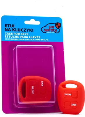 Image de Housse silicone Couvre-clés ROUGE pour Toyota