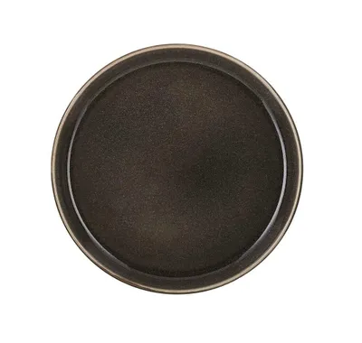Produktbild von BITZ 821255, Essteller, Rund, Steingut, Grau, 21 cm, 20 mm
