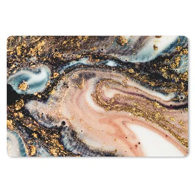 Produktbild von MuchoWow® Mauspad Mousepad Marmoroptik - Gold - Schwarz - Glitzer - Chic 27x18 cm - Mousepads - Maus Mat - Pad - Mausunterlage - Büroartikel - Desk Matten