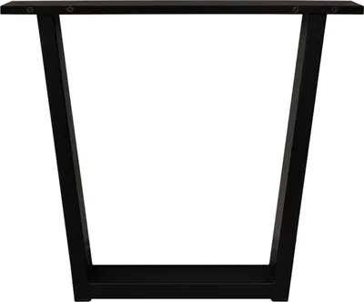 Immagine prodotto di Gambe a U, Metallo, 84x71cm, Supporto, Cavalletto, Per Piani di Tavolo, Soggiorno, Sala da Pranzo, Ufficio, Nero