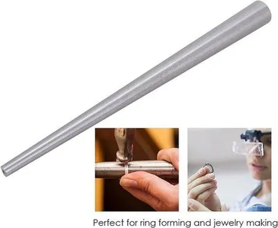 Productafbeelding van Ringschroefverlenger van roestvrij staal - Sierpijl voor sieraden - Juweliershamer - Sieraden - voor sieradenonderdelen - Gereedschap in sieradenkleur voor sieradenproductie, inclusief stift en ringschroefverlenger
