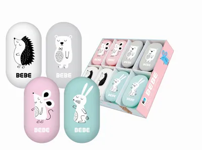 Image de Gomme Interdruk Ovale BeBe pastel