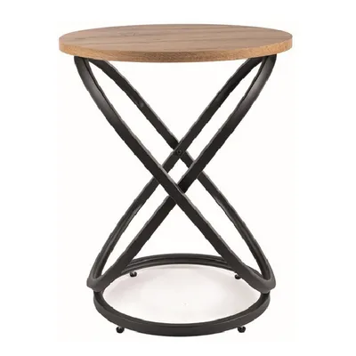 Image de Table d’appoint DIDIER – chêne / noir