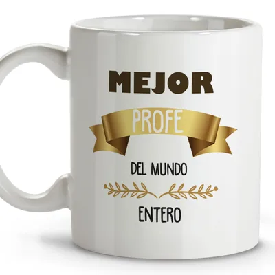Lehrer-Tasse aus Keramik, 330 ml, personalisierbar, Geschenk