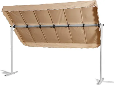 Produktbild von Grasekamp Standmarkise Dubai Beige 375x225cm  Terrassenüberdachung Raffmarkise Mobile  Markise