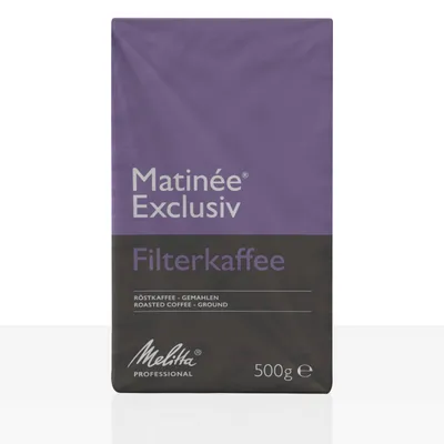Produktbild von Melitta Matinee Exclusiv - 500g Kaffee gemahlen, Filterkaffee