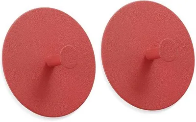 Produktbild von Selbstklebende Handtuchhaken, oranger Kapstokhaken, 2er Set