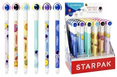 Produktbild von STARPAK Space Radierbarer Kugelschreiber 24 Stück