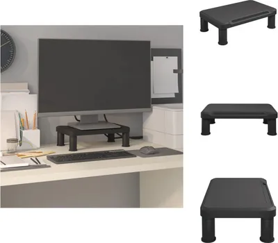 Immagine prodotto di vidaXL Supporto per monitor nero 38x24x10,5 cm - Mobili TV